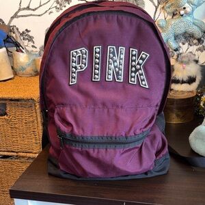 EUC Victoria's Secret PINK Campus Backpack, specifically the "Bling" edition. It